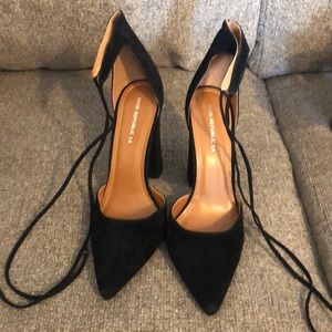 Black Closed Toe Heels